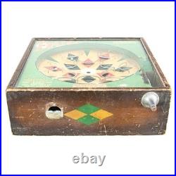 Antique 1932 Peo Daisy 5-cent Pinball Tabletop Game Machine