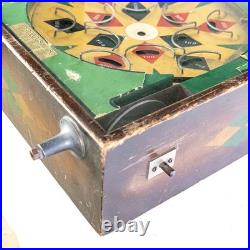 Antique 1932 Peo Daisy 5-cent Pinball Tabletop Game Machine