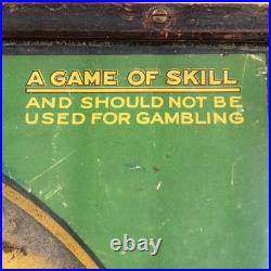 Antique 1932 Peo Daisy 5-cent Pinball Tabletop Game Machine