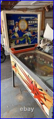 Antique Bowling Pinball Machine