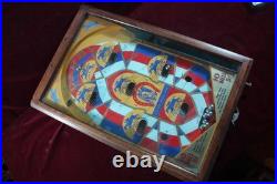 Antique Derby 5 Cent Pinball Machine Counter Top Horse Race Game Non-elect