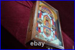 Antique Derby 5 Cent Pinball Machine Counter Top Horse Race Game Non-elect