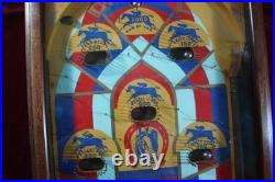 Antique Derby 5 Cent Pinball Machine Counter Top Horse Race Game Non-elect