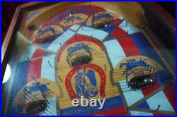 Antique Derby 5 Cent Pinball Machine Counter Top Horse Race Game Non-elect