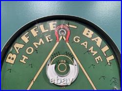 Antique Gottlieb Baffle Ball Home Game Tabletop Pinball, 1931, Bagatelle
