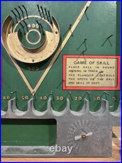 Antique Gottlieb Baffle Ball Home Game Tabletop Pinball, 1931, Bagatelle
