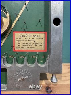 Antique Gottlieb Baffle Ball Home Game Tabletop Pinball, 1931, Bagatelle