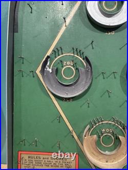 Antique Gottlieb Baffle Ball Home Game Tabletop Pinball, 1931, Bagatelle