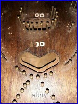 Antique Standup Pinball Machine Game Wood Mechanical Vintage