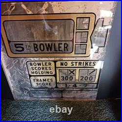 Antique Uniteds Bowling Score Board Only
