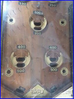 Antique WHIZ-BANG Pinball Amusement Game needs work