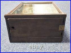 Antique Wooden Table Top Play-Boy Poker Pinball Machine Works