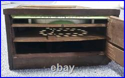 Antique Wooden Table Top Play-Boy Poker Pinball Machine Works Antique Wooden Table Top Play-Boy Poker Pinball Machine Works