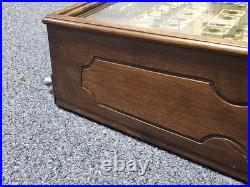 Antique Wooden Table Top Play-Boy Poker Pinball Machine Works