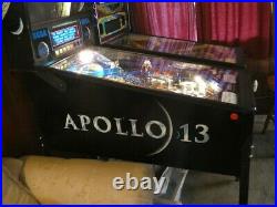 Apollo 13 Pinball Machine, LED/Rubber upgraded 13 Ball Multiball
