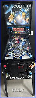 Apollo 13 Pinball Machine Sega 1995 NASA Astronaut Orange County Pinballs