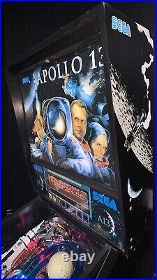 Apollo 13 Pinball Machine Sega 1995 NASA Astronaut Orange County Pinballs