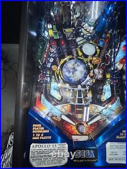 Apollo 13 Pinball Machine Sega 1995 NASA Astronaut Orange County Pinballs