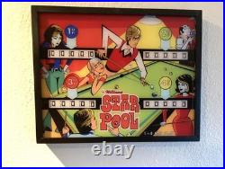 Arcade Glow XL 16 x 20 Illuminated Pinball Backglass Art STAR POOL 1972 Arcade Glow XL 16 x 20 Illuminated Pinball Backglass Art STAR POOL 1972
