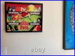Arcade Glow XL 16 x 20 Illuminated Pinball Backglass Art STAR POOL 1972 Arcade Glow XL 16 x 20 Illuminated Pinball Backglass Art STAR POOL 1972