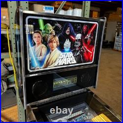 Arcade1Up Star Wars Digital Pinball Machine Has 10 Star Wars Themed games READ
