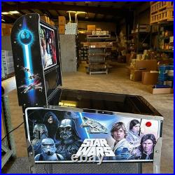 Arcade1Up Star Wars Digital Pinball Machine Has 10 Star Wars Themed games READ
