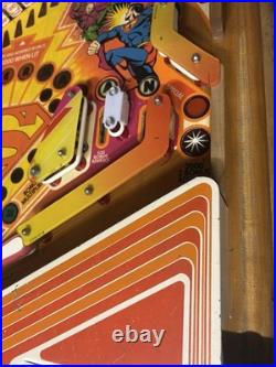 Atari Superman Pinball Machine 1979 Amazing Condition Rare