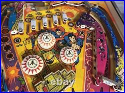 Atari Superman Pinball Machine 1979 Amazing Condition Rare