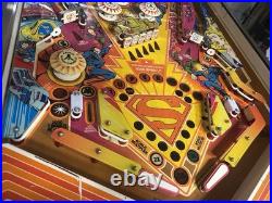 Atari Superman Pinball Machine 1979 Amazing Condition Rare