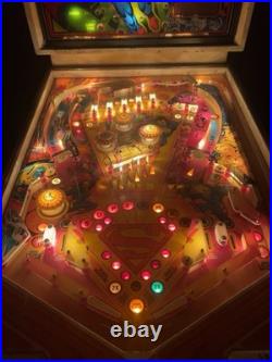 Atari Superman Pinball Machine 1979 Amazing Condition Rare
