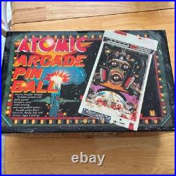Atomic Arcade PinBall Tomy 1979 with Original Box WORKS
