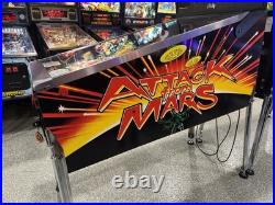 Attack From Mars Pinball Machine Bally 1995 Orange County Pinballs Free Shipping