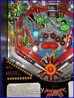 Attack From Mars Pinball Machine Bally 1995 Orange County Pinballs Free Shipping
