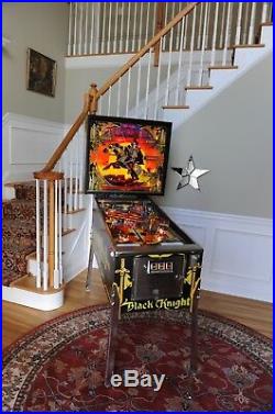 Awesome! Black Knight Pinball 1980 machine by Williams. New CPR Playfield