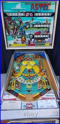 Aztec Pinball Machine (Williams) 1976 from Germany