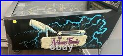 BALLY ADDAMS FAMILY PINBALL MACHINE BEAUTIFUL CONDITION LEDs