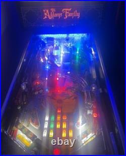 BALLY ADDAMS FAMILY PINBALL MACHINE BEAUTIFUL CONDITION LEDs