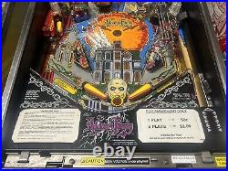 BALLY ADDAMS FAMILY PINBALL MACHINE BEAUTIFUL CONDITION LEDs 2 FOR 1 SHIPPING