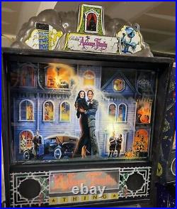 BALLY ADDAMS FAMILY PINBALL MACHINE EXCELLENT CONDITION LEDs