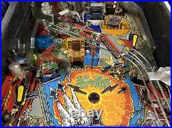 BALLY ADDAMS FAMILY PINBALL MACHINE EXCELLENT CONDITION LEDs