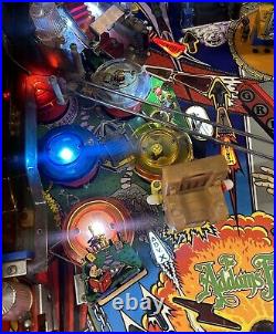 BALLY ADDAMS FAMILY PINBALL MACHINE EXCELLENT CONDITION LEDs