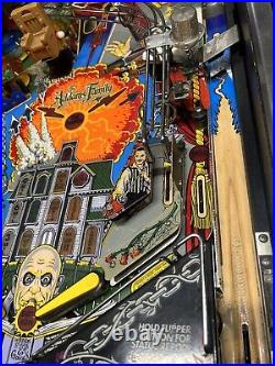 BALLY ADDAMS FAMILY PINBALL MACHINE GREAT CONDITION LEDs