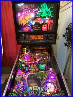 BALLY/Midway CREATURE From The BLACK LAGOON Pinball Machine Mike D Mod and LED's