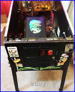 BALLY/Midway CREATURE From The BLACK LAGOON Pinball Machine Mike D Mod and LED's