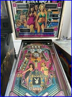 BALLY Playboy Pinball Machine AS-IS