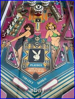 BALLY Playboy Pinball Machine AS-IS