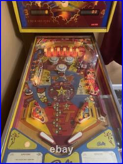 BALLY SUPERSONIC Pinball Machine 1979? READ INFO? Vintage Classic Pin BALLY SUPERSONIC Pinball Machine 1979? READ INFO? Vintage Classic Pin