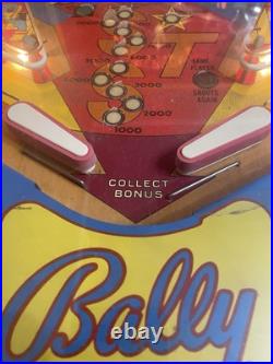 BALLY SUPERSONIC Pinball Machine 1979? READ INFO? Vintage Classic Pin BALLY SUPERSONIC Pinball Machine 1979? READ INFO? Vintage Classic Pin
