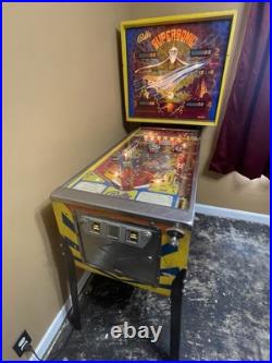 BALLY SUPERSONIC Pinball Machine 1979? READ INFO? Vintage Classic Pin BALLY SUPERSONIC Pinball Machine 1979? READ INFO? Vintage Classic Pin