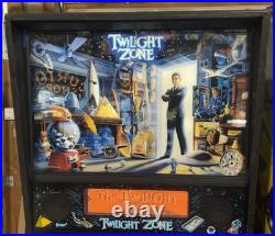 BALLY TWILIGHT ZONE PINBALL MACHINE EXCELLENT CONDITION LEDs